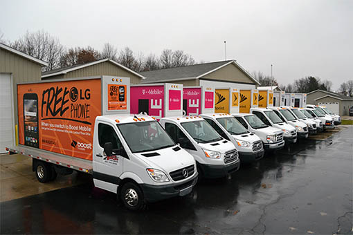 Mobile Billboard Fleet Traffic Displays