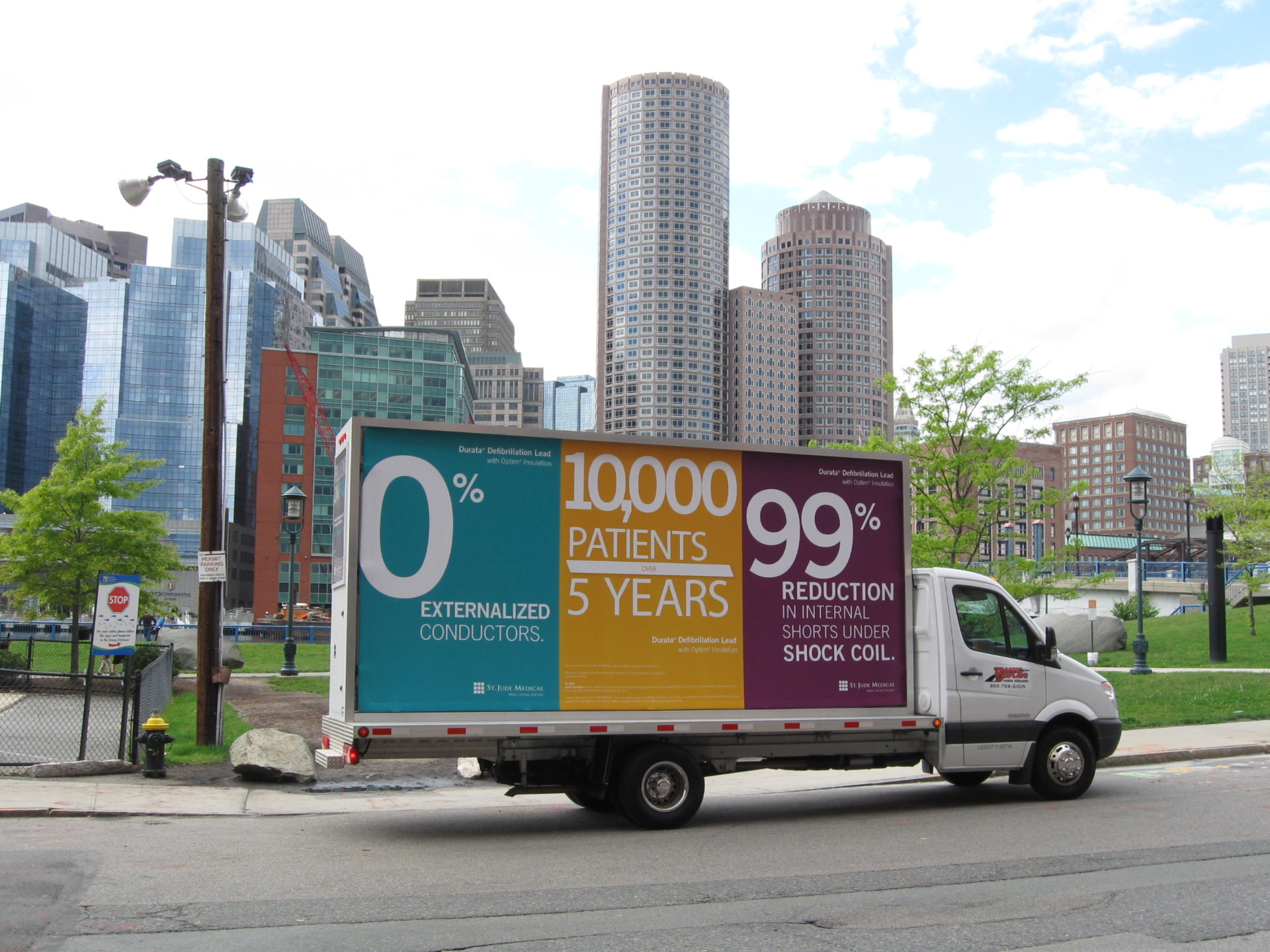 Boston Mobile Billboard Advertising Truck 