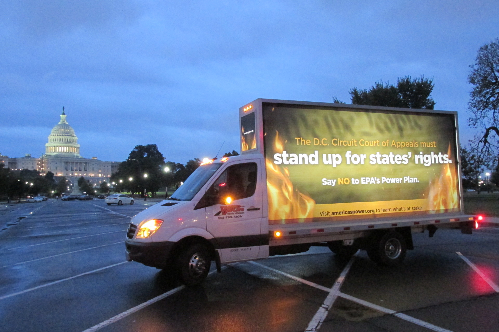 Washington DC Mobile Billboard Trucks