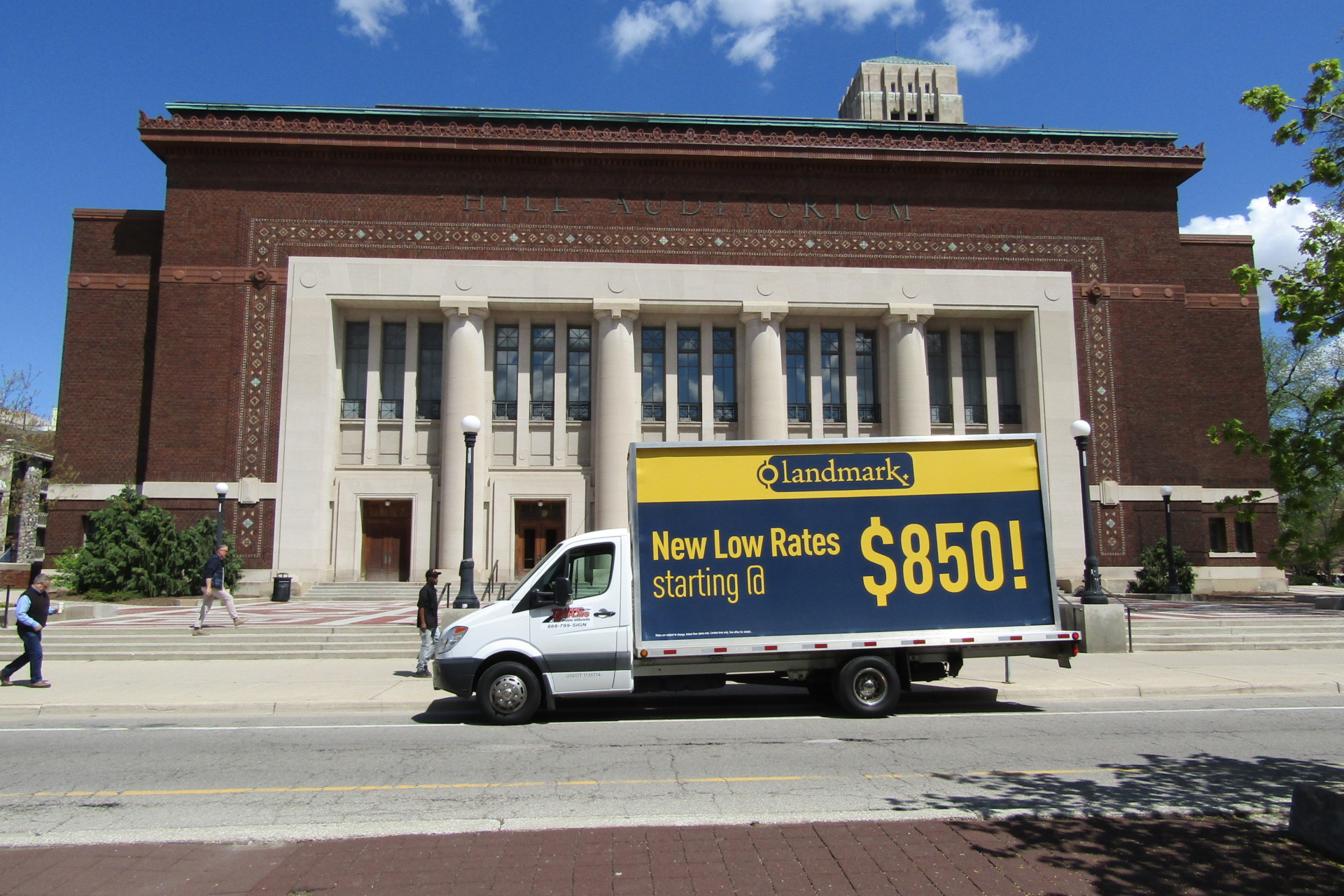 Mobile Billboard Truck in Ann Arbor, MI