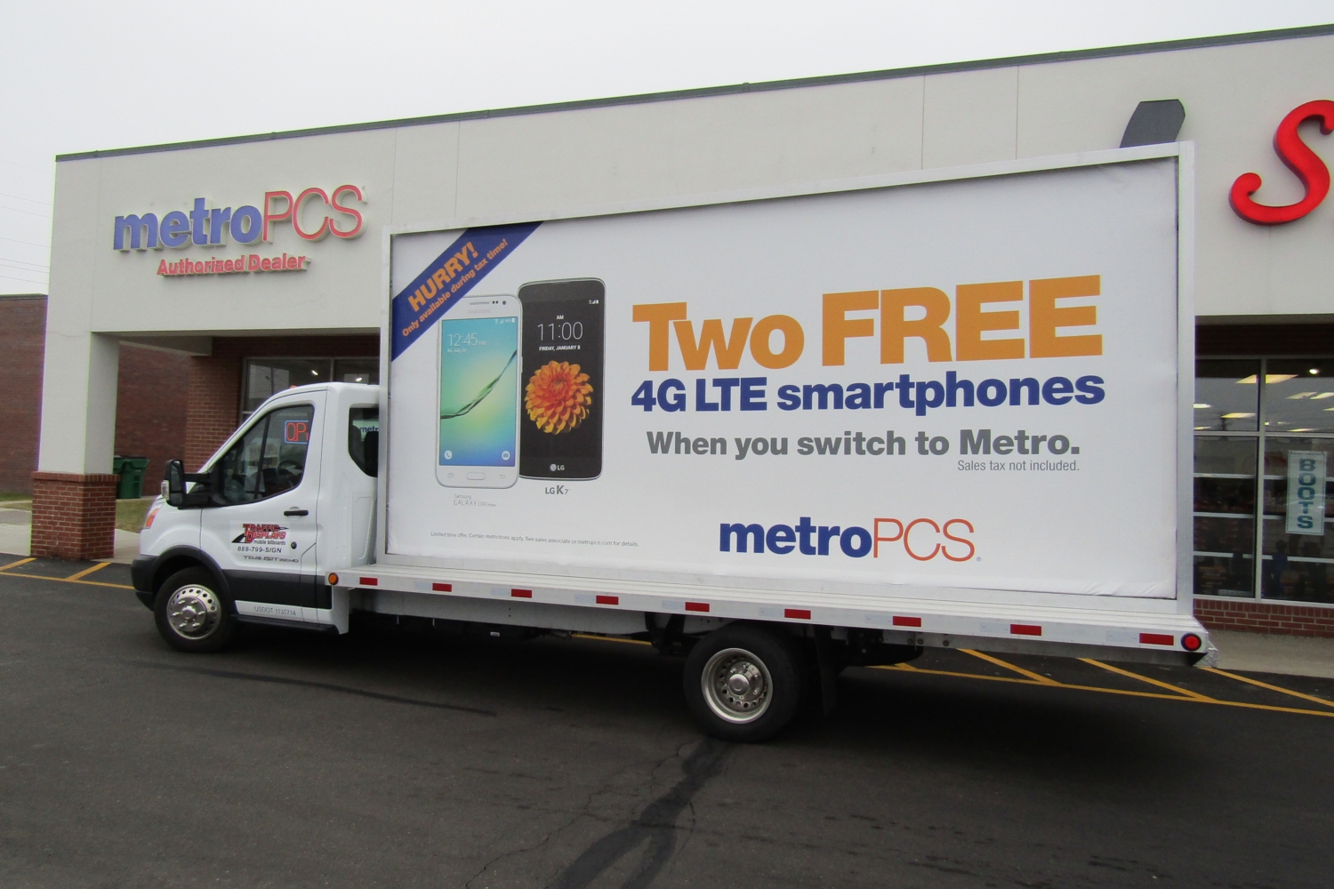 Indianapolis Mobile Billboard Advertising Truck