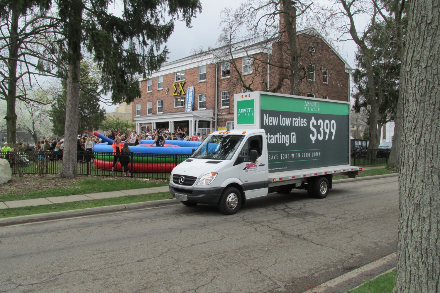 Lansing Mobile Billboard truck