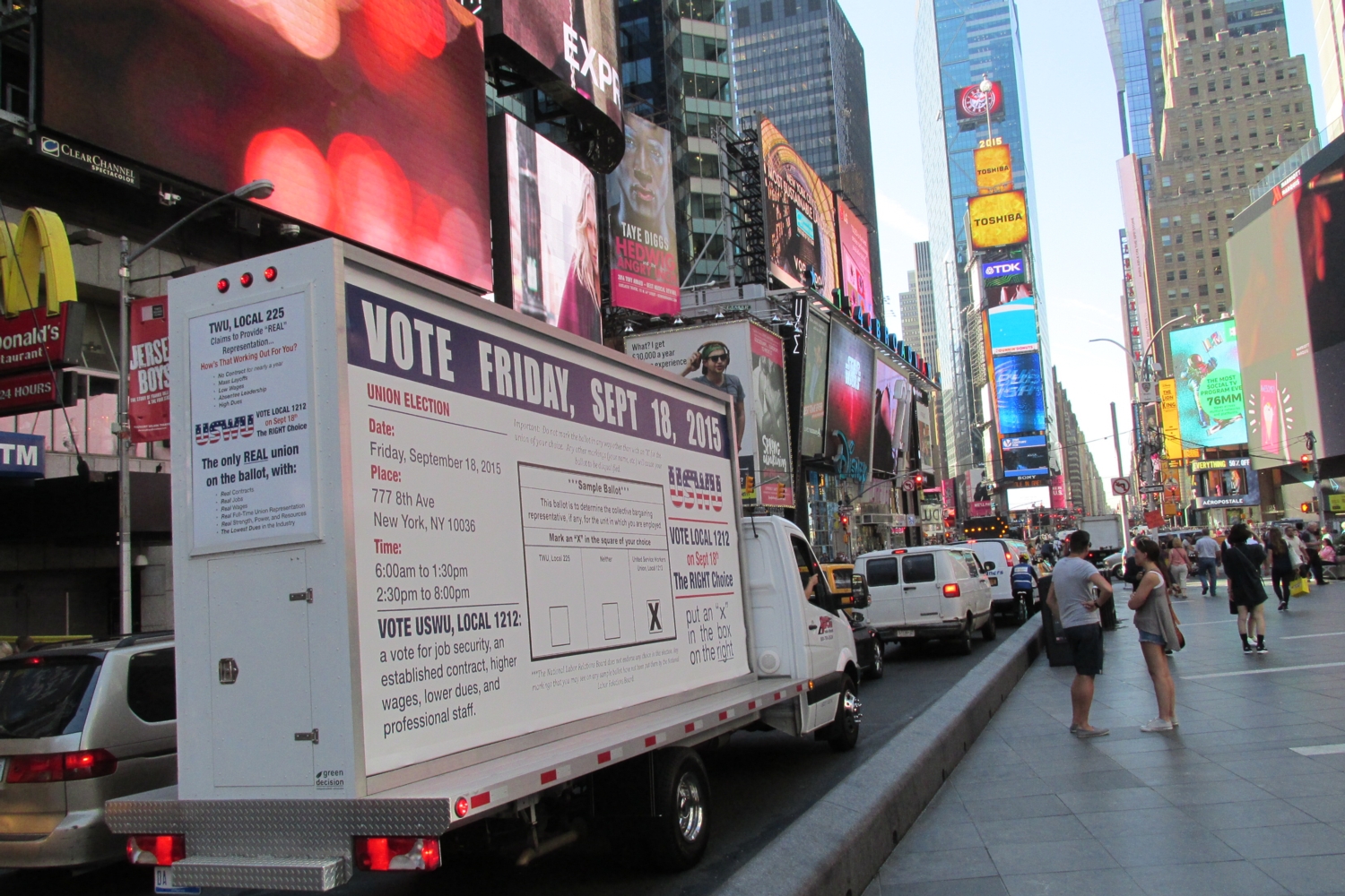 New York City Mobile Billboard Trucks