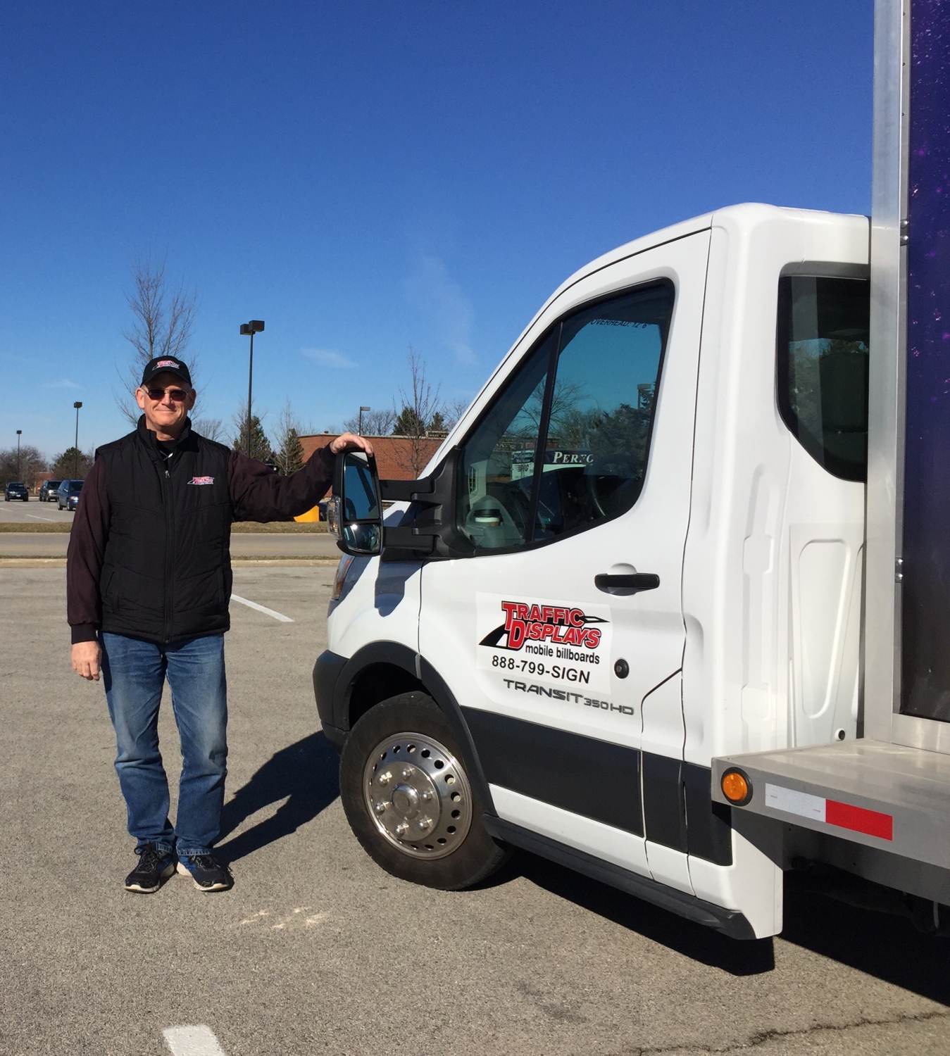 Mobile Billboard Advertising Truck Driver