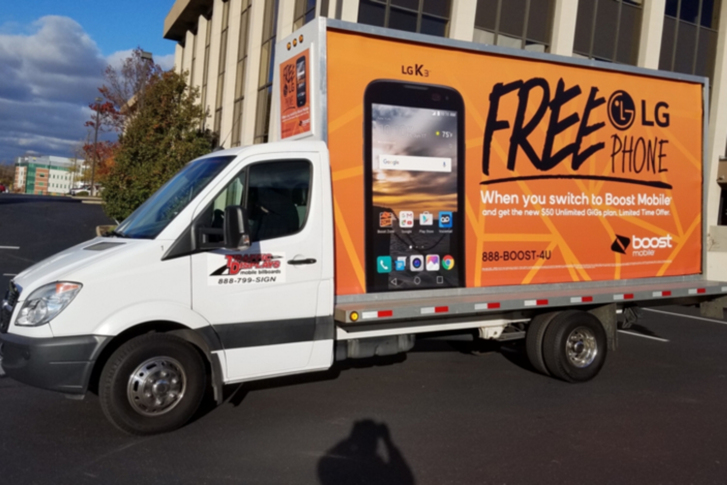 traffic displays mobile billboard advertising