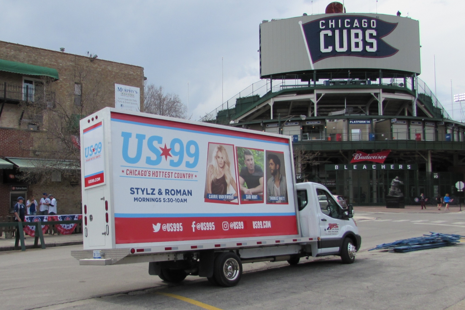 chicago mobile billboard wrigley